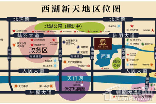 西湖新天地交通图