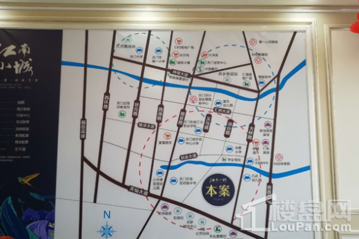 江南小城交通图