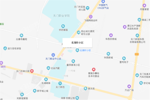 北湖轩交通图
